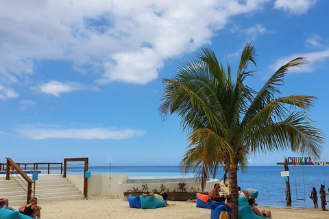 Montego Bay et Negril : Rafting en bambou et équitation sur la rivière Lethe