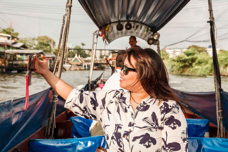 Bangkok Private Long-Tail Boat Charter Capacity: 1–10 People Bangkok 1-Hour Private Long-Tail Boat + One-Way Pickup