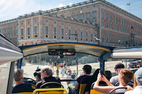 Stockholm: 24 hour Hop On-Hop Off Bus Tour