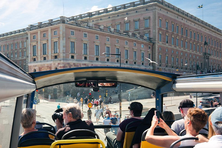 Stockholm: 24 hour Hop On-Hop Off Bus Tour