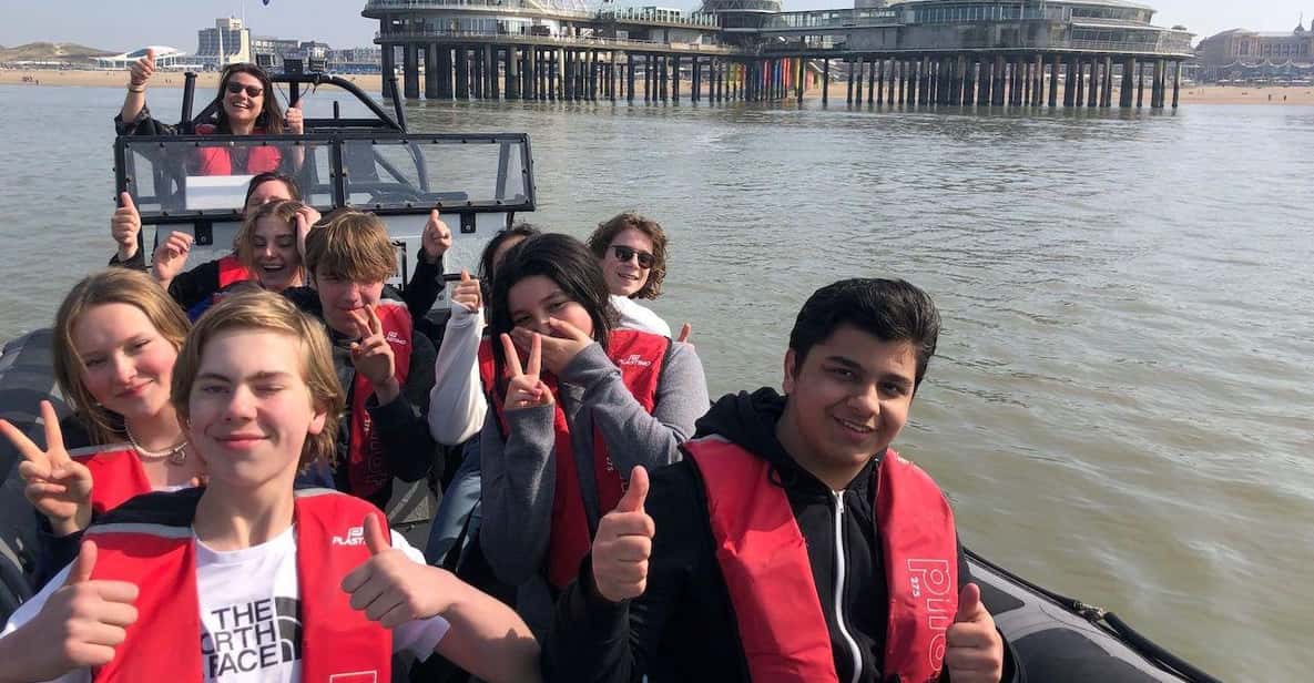 Afbeelding 6 van Den Haag: Scheveningen Strand RIB Speedboot Tour