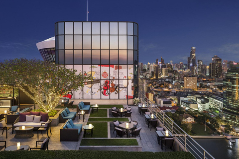 Bangkok: ThreeSixty Rooftop Bar at Millennium Hilton 1 Snack with Free Flow Draught Beer for 2 Hours