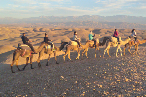 Marrakech: Deserto de Agafay, passeio de camelo e jantar berbere