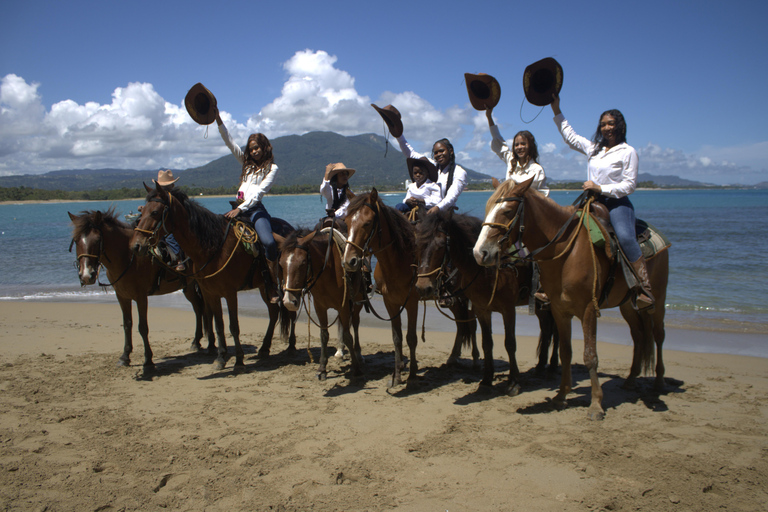 Puerto Plata: Beach Horseback Ride with Swim and Drinks Puerto Plata: Beach Horseback Ride with Swim and Drinks