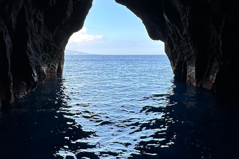 Isola di Faial: Tour unico in barca al vulcano Capelinhos