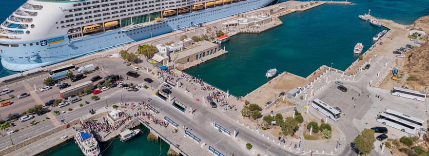 Mykonos : Excursion à terre avec prise en charge au terminal du navire de croisière