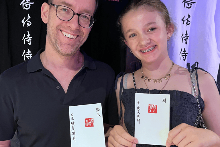 Kyoto: Stone Seal Carving Workshop with Calligrapher Calligraphy & Stone seal carving course