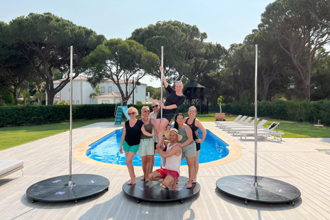 Algarve: Pole-Dance-Erlebnis mit Meerblick und Prosecco