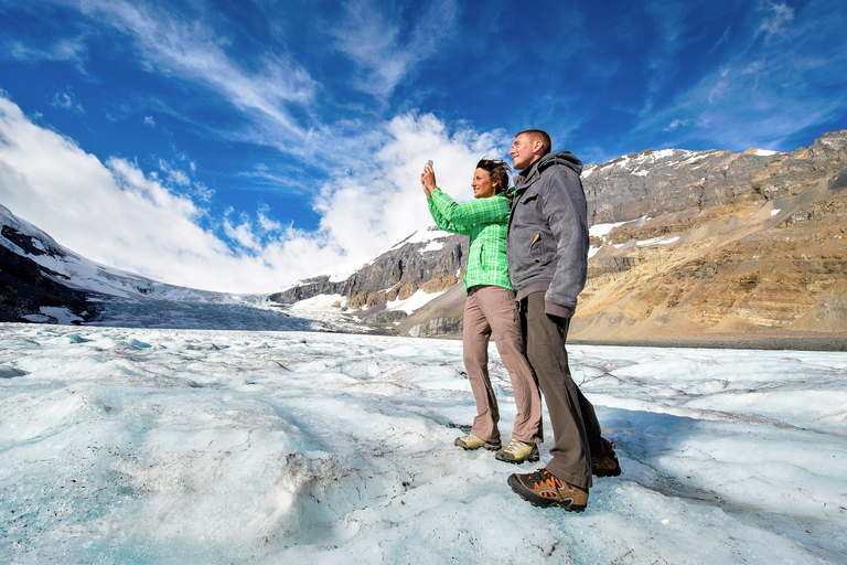 Depuis Banff : Excursion d'une journée au glacier Athabasca et au champ de glace Columbia