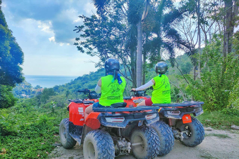 From Phuket: ATV Scenic Routes with Karon and Patong Views 1 Hour Drive With Passenger