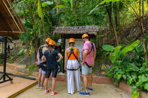 Phuket: Flying Hanuman Zipline Adventure SD4: Epic Adventure with Elephant Jungle
