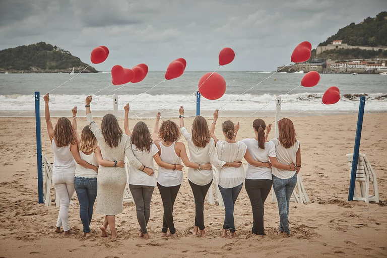Professionele fotoshoot tijdens een bezoek aan San SebastiánProfessionele fotoshoot in San Sebastián (Pivate tour)