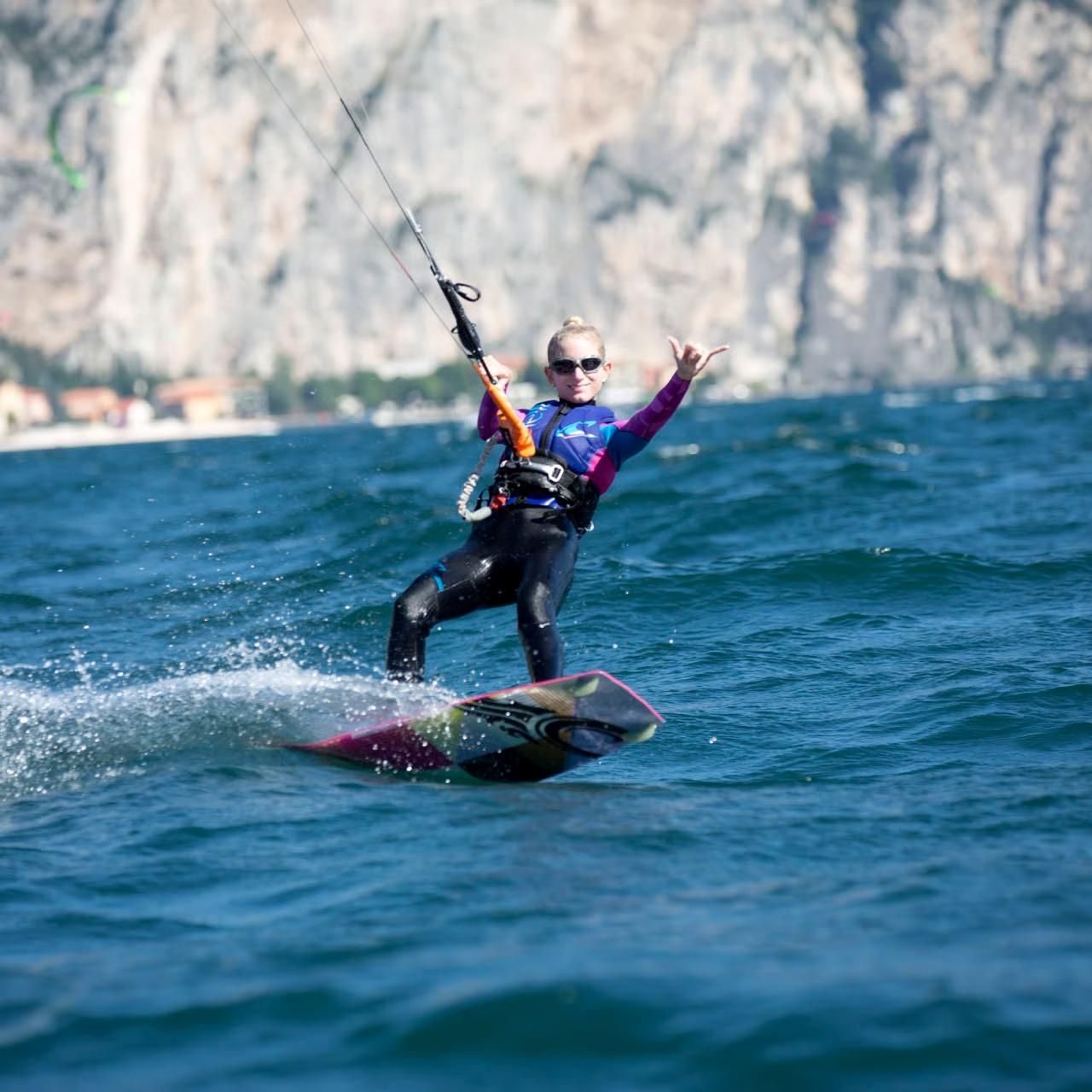 Brenzone sul Garda: Kitesurf-Anfängerstunde mit Experte