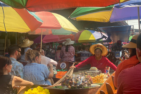 Bangkok: Iconic Floating Markets and Train Market Tour