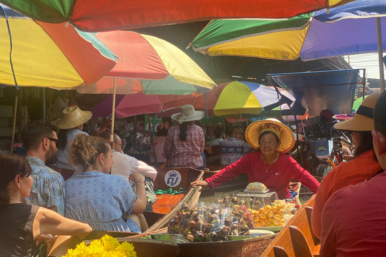 Bangkok: Iconic Floating Markets and Train Market Tour
