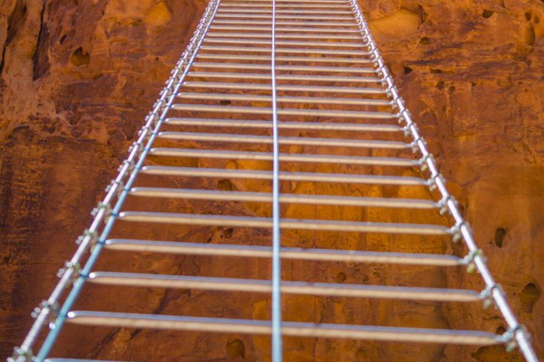 Climb up the new AlUla Stairway into the sky