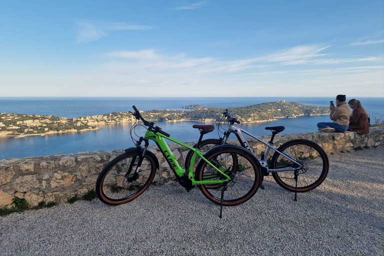 Passeio de bicicleta elétrica de Nice a Eze Village