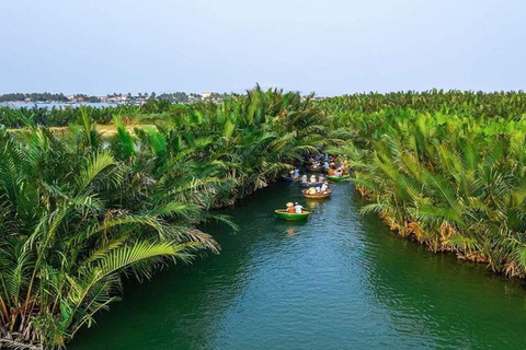 Hoi An/DaNang : Cours de cuisine végétarienne et tour en bateau à corbeillePetit groupe Départ de Da Nang Retour Da Nang