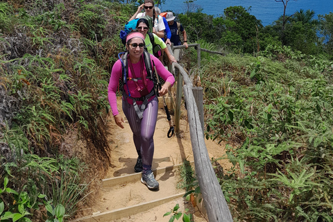 Hiking tour of three beaches and a waterfall in the Juatinga Reserve, Paraty
