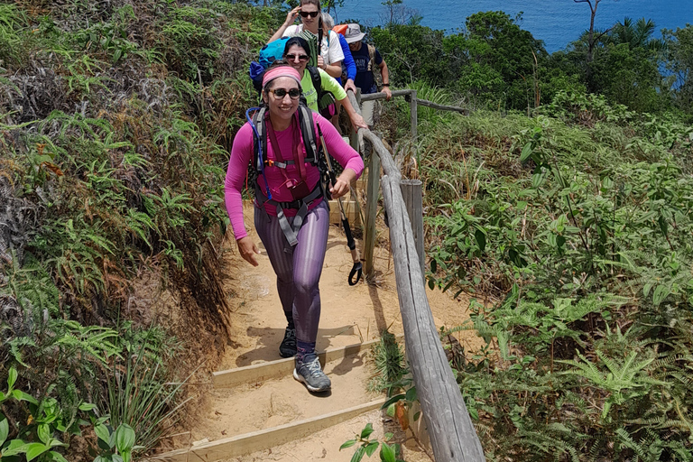 Hiking tour of three beaches and a waterfall in the Juatinga Reserve, Paraty