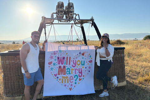 Balloon flights in the Madrid area