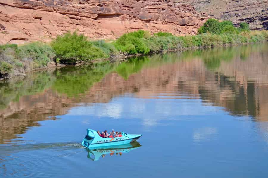 Moab: 2-stündige Bootsfahrt mit dem Jetboot auf dem Colorado River. Foto: GetYourGuide
