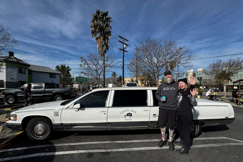 Los Angeles : circuit en limousine premium sur les traces des meurtres de la famille MansonLos Angeles : Visite guidée en limousine de luxe sur les lieux des meurtres de la famill