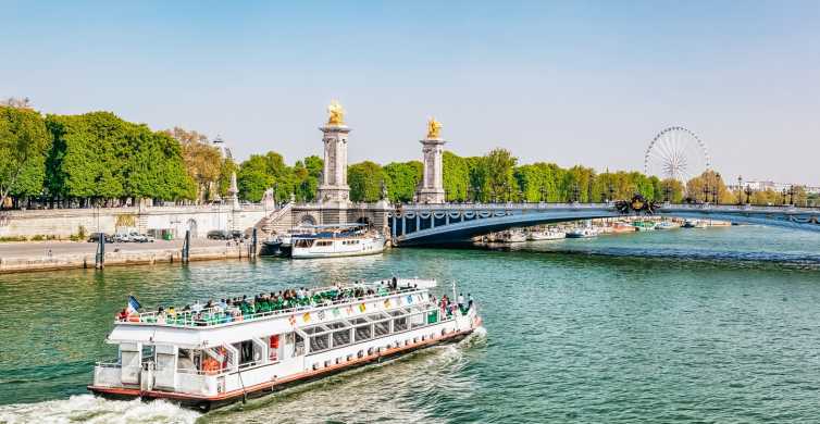 Parijs: ticket voor top Eiffeltoren & rondvaart Seine