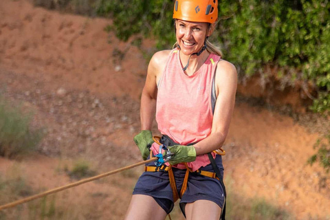 Moab: Avventura di arrampicata su roccia guidata di mezza giornataSenza ritiro