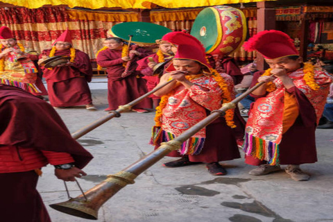 Pokhara: Guided Tibetan Monastery Tour with Afternoon Prayer