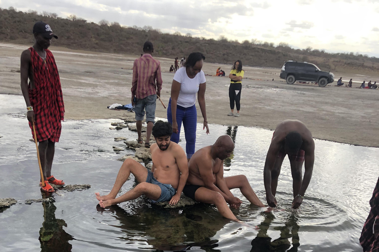 Nairobi: Dagsutflykt till Magadi-sjön med skjutbaneupplevelse