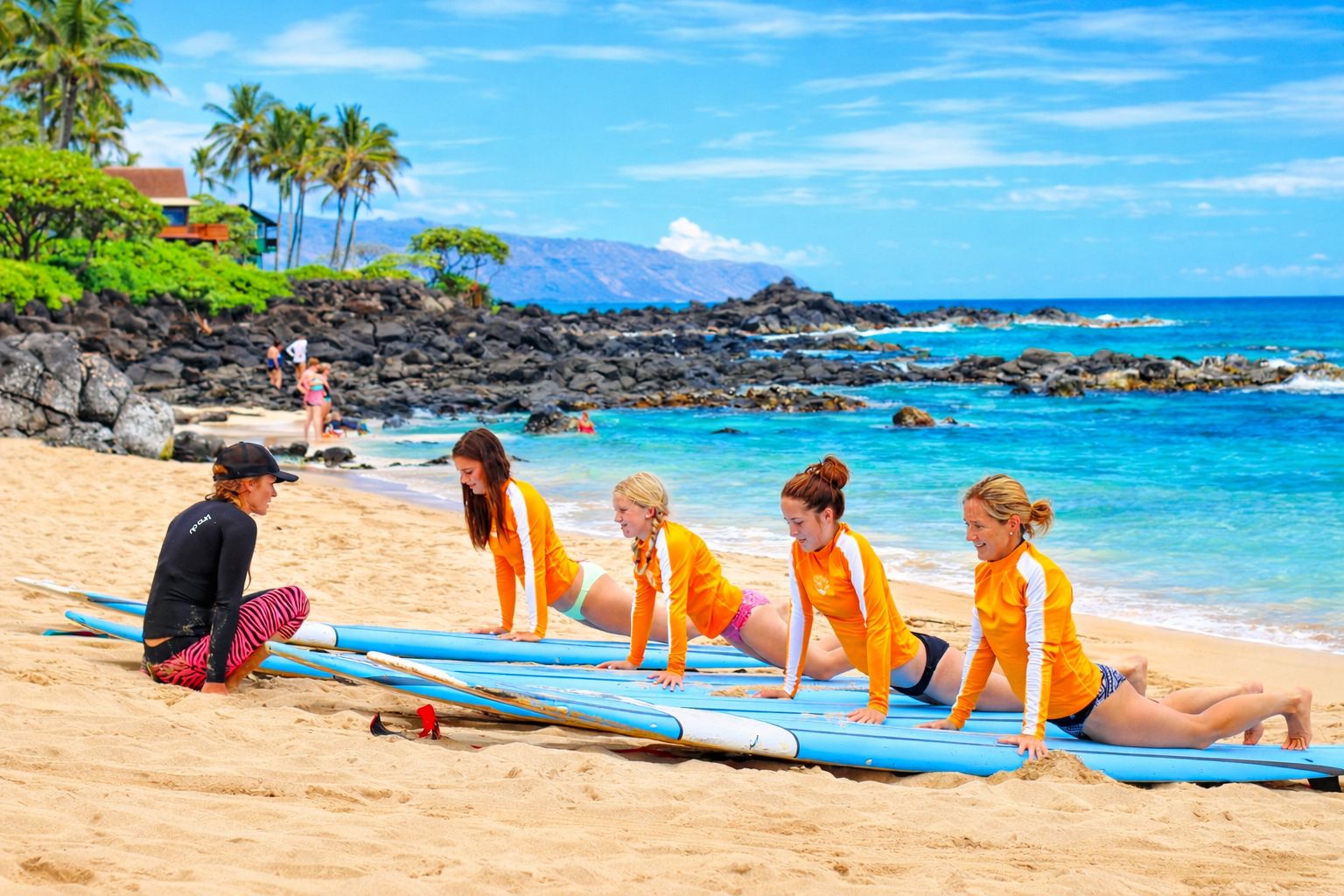Oahu: Private Surfstunde für Familien an der Nordküste