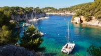 Cassis, Calanque of Port Miou and Cap Canaille from Aix - Housity