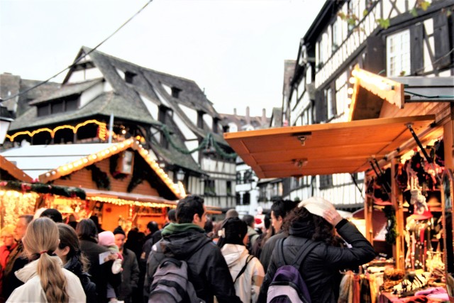 Visit Strasbourg Christmas Market Walking Tour with Local Guide in Strasbourg