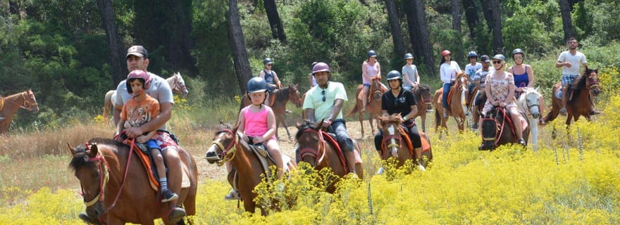 Marmaris : balade à cheval dans la forêt avec prise en charge à l'hôtel