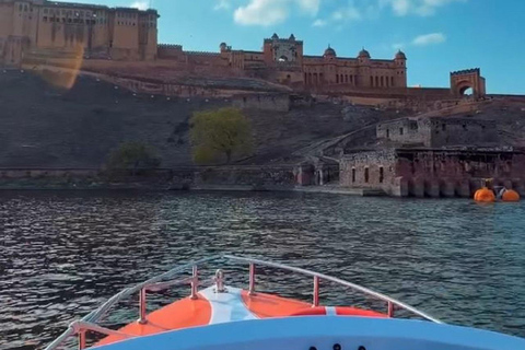 Jaipur: Speed Boat, Amber Walking Tour & Sunset with Pickup Speed Boat With Amber Walking Tour