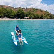 From Nipah Beach: Clear Canoe, SUP & Water Bike +Drone Shot