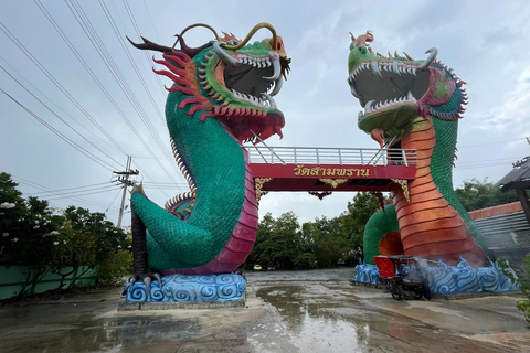 Don Wai Market, Dragon Temple & Ayutthaya Highlights Tour
