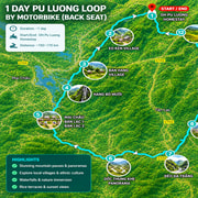 Pu Luong: Guided Motorbike Tour with Lunch & Waterfall Pu Luong: Guided Motorbike Tour with Lunch & Waterfall