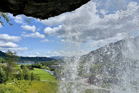 Scenic Hardangerfjord with Waterfalls & Lunch at a Garden 