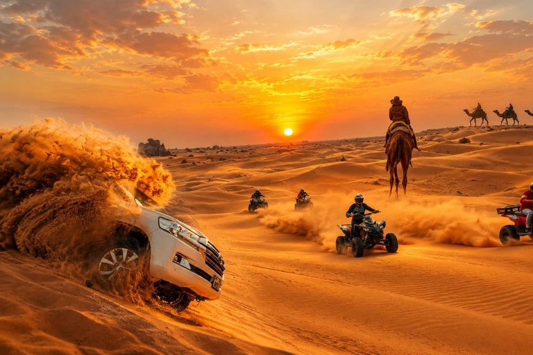 Dubai: VIP Desert Safari, Camel Ride, BBQ, Show, Quad Bike Dubai Red Dune Desert Safari With VIP BBQ Dinner Experience