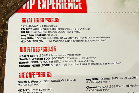 Machine Gun Shooting!