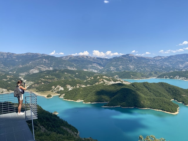 From Tirana: Bovilla Lake Hiking Tour with Hotel Pickup