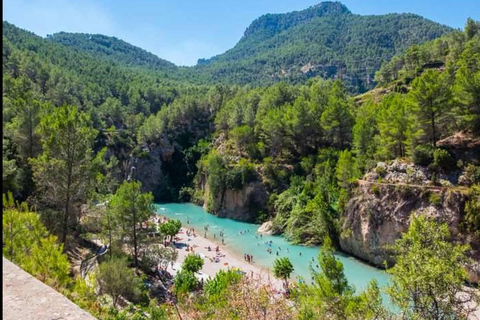 Valencia: Montanejos termiska källor &amp; flickvännens vattenfall