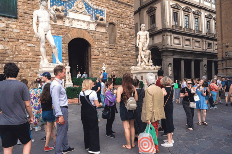 Firenze: Tour guidato a piedi per piccoli gruppiTour guidato in francese