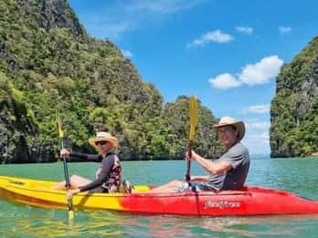Ko Lanta: Halvdags kajakkpadling, Talabeng, havgrotte og mangrove