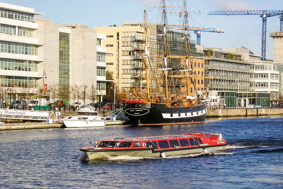 Liffey-Flussfahrt