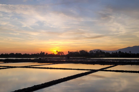 Countryside: Pepper Farm, Lake, Salt field Reflection Sunset
