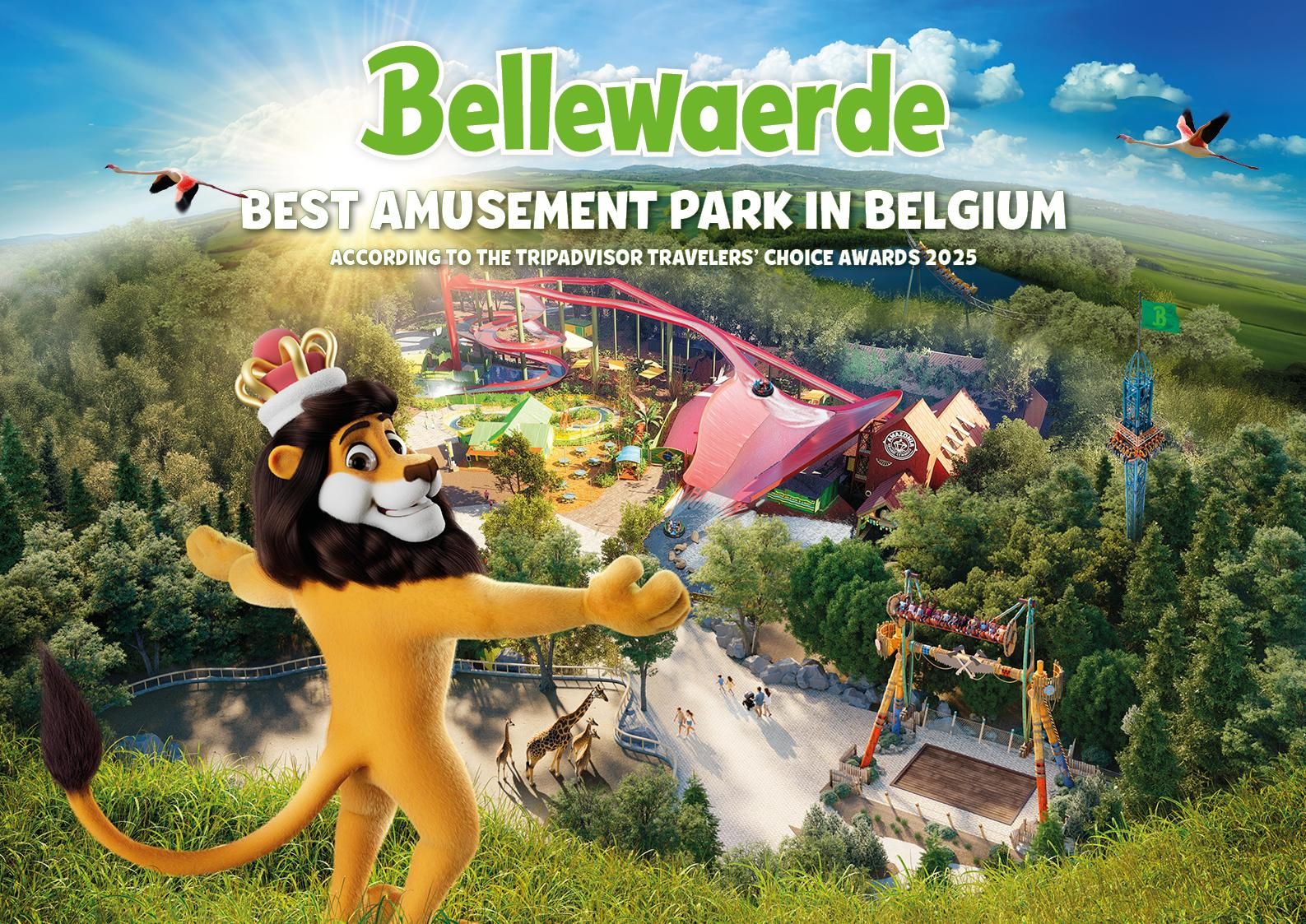 Ypern: Bellewaerde Theme Park Entry Ticket