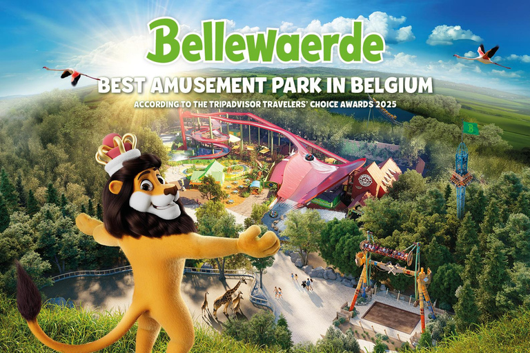 Ypres: Bellewaerde Theme Park Entry Ticket Entry Tickets low season
